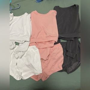 3 matching casual sets